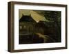 The Parsonage at Nuenen at Dusk, Seen from the Back-Vincent van Gogh-Framed Giclee Print