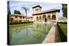 The Partal Gardens of Alhambra in Granada-Javier Sanchez Mingorance-Stretched Canvas