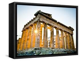 The Parthenon, Acropolis, Athens, Greece-Doug Pearson-Framed Stretched Canvas