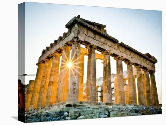 The Parthenon, Acropolis, Athens, Greece-Doug Pearson-Stretched Canvas