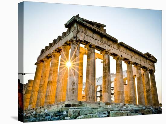 The Parthenon, Acropolis, Athens, Greece-Doug Pearson-Stretched Canvas