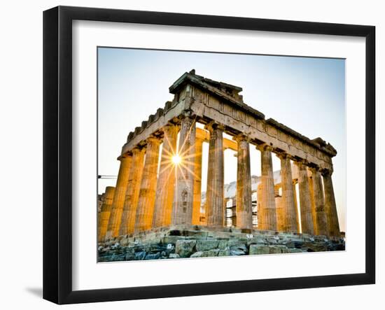 The Parthenon, Acropolis, Athens, Greece-Doug Pearson-Framed Premium Photographic Print