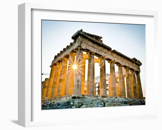 The Parthenon, Acropolis, Athens, Greece-Doug Pearson-Framed Photographic Print