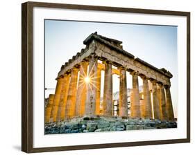 The Parthenon, Acropolis, Athens, Greece-Doug Pearson-Framed Photographic Print