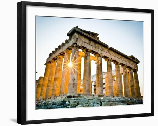 The Parthenon, Acropolis, Athens, Greece-Doug Pearson-Framed Photographic Print