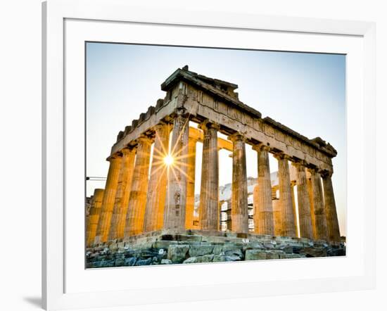 The Parthenon, Acropolis, Athens, Greece-Doug Pearson-Framed Photographic Print