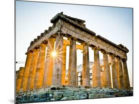 The Parthenon, Acropolis, Athens, Greece-Doug Pearson-Mounted Photographic Print