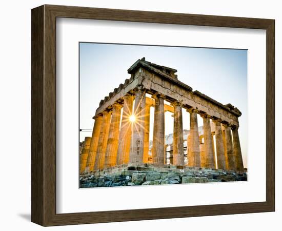 The Parthenon, Acropolis, Athens, Greece-Doug Pearson-Framed Photographic Print