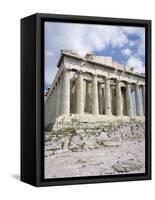 The Parthenon, Acropolis, Unesco World Heritage Site, Athens, Greece-Roy Rainford-Framed Stretched Canvas