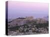 The Parthenon and Acropolis from Lykavitos, Unesco World Heritage Site, Athens, Greece, Europe-Gavin Hellier-Stretched Canvas