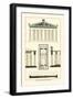 The Parthenon at Athens, Polychrome-J. Buhlmann-Framed Art Print