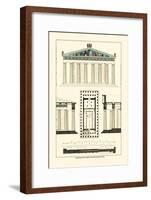 The Parthenon at Athens, Polychrome-J. Buhlmann-Framed Art Print