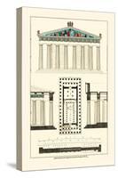 The Parthenon at Athens, Polychrome-J. Buhlmann-Stretched Canvas