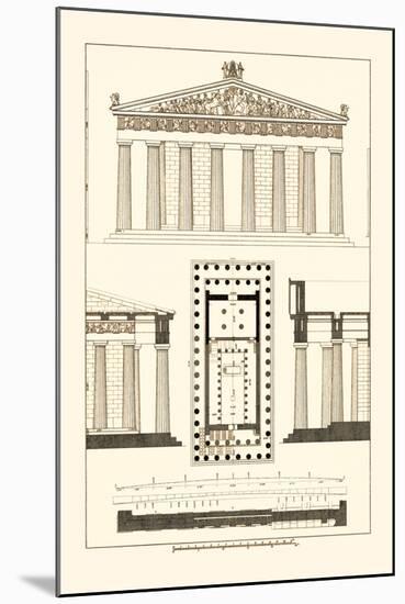 The Parthenon at Athens-J. Buhlmann-Mounted Art Print