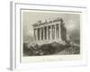 The Parthenon at Athens-William Henry Bartlett-Framed Giclee Print