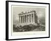 The Parthenon at Athens-William Henry Bartlett-Framed Giclee Print