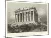 The Parthenon at Athens-William Henry Bartlett-Mounted Giclee Print