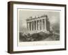 The Parthenon at Athens-William Henry Bartlett-Framed Giclee Print