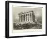 The Parthenon at Athens-William Henry Bartlett-Framed Giclee Print