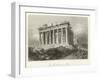 The Parthenon at Athens-William Henry Bartlett-Framed Giclee Print