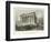 The Parthenon at Athens-William Henry Bartlett-Framed Premium Giclee Print