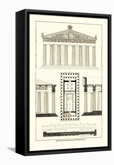 The Parthenon at Athens-J. Buhlmann-Framed Stretched Canvas