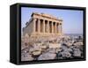 The Parthenon at Sunset, Unesco World Heritage Site, Athens, Greece, Europe-James Green-Framed Stretched Canvas