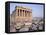 The Parthenon at Sunset, Unesco World Heritage Site, Athens, Greece, Europe-James Green-Framed Stretched Canvas