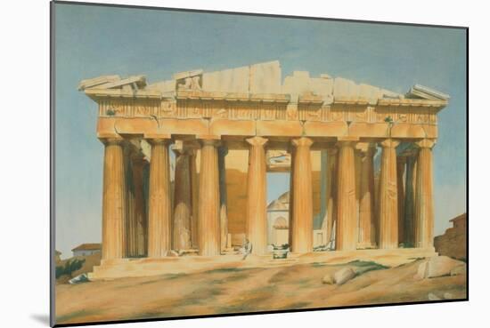 The Parthenon, Athens, 1810-37-Louis Dupré-Mounted Giclee Print