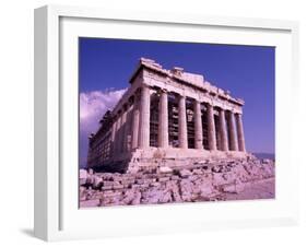 The Parthenon on the Acropolis, Ancient Greek Architecture, Athens, Greece-Bill Bachmann-Framed Premium Photographic Print