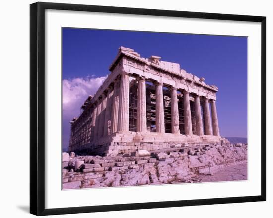 The Parthenon on the Acropolis, Ancient Greek Architecture, Athens, Greece-Bill Bachmann-Framed Photographic Print