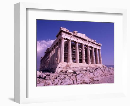 The Parthenon on the Acropolis, Ancient Greek Architecture, Athens, Greece-Bill Bachmann-Framed Photographic Print