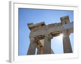 The Parthenon on the Acropolis, UNESCO World Heritage Site, Athens, Greece, Europe-Martin Child-Framed Photographic Print