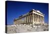 The Parthenon, Temple of Athena, on the Acropolis in Athens in Greece.-Greek school-Stretched Canvas