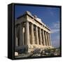 The Parthenon Temple on the Acropolis in Athens, Greece-Roy Rainford-Framed Stretched Canvas