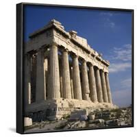 The Parthenon Temple on the Acropolis in Athens, Greece-Roy Rainford-Framed Photographic Print