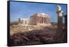 The Parthenon-Frederic Edwin Church-Framed Stretched Canvas