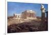 The Parthenon-Frederic Edwin Church-Framed Art Print