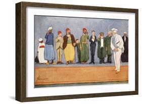 The Parting Guest, from 'The Light Side of Egypt', 1908-Lance Thackeray-Framed Giclee Print