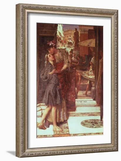 The Parting Kiss-Sir Lawrence Alma-Tadema-Framed Giclee Print