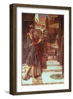 The Parting Kiss-Sir Lawrence Alma-Tadema-Framed Giclee Print