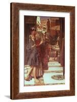 The Parting Kiss-Sir Lawrence Alma-Tadema-Framed Giclee Print