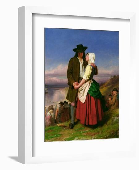 The Parting of Evangeline and Gabriel, C.1870-John Faed-Framed Giclee Print