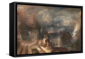 The Parting of Hero and Leander, before 1837-J. M. W. Turner-Framed Stretched Canvas