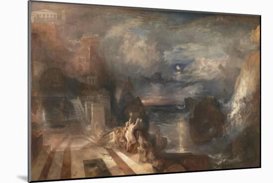 The Parting of Hero and Leander, before 1837-J. M. W. Turner-Mounted Giclee Print