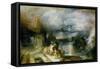 The Parting of Hero and Leander-J. M. W. Turner-Framed Stretched Canvas