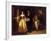 The Parting of Lord William and Lady Rachel Russell in 1683-Charles Lucy-Framed Giclee Print