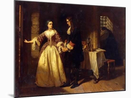 The Parting of Lord William and Lady Rachel Russell in 1683-Charles Lucy-Mounted Giclee Print