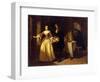 The Parting of Lord William and Lady Rachel Russell in 1683-Charles Lucy-Framed Giclee Print