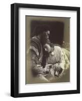 The Parting of Sir Lancelot and Queen Guenièvre-Julia Margaret Cameron-Framed Premium Giclee Print